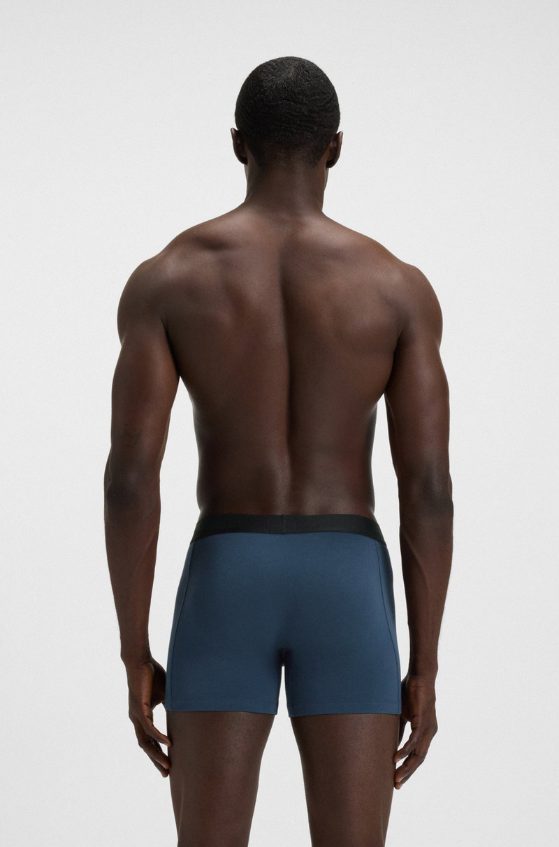 BOSS THREE-PACK OF BOXER BRIEFS IN STRETCH COTTON outlook