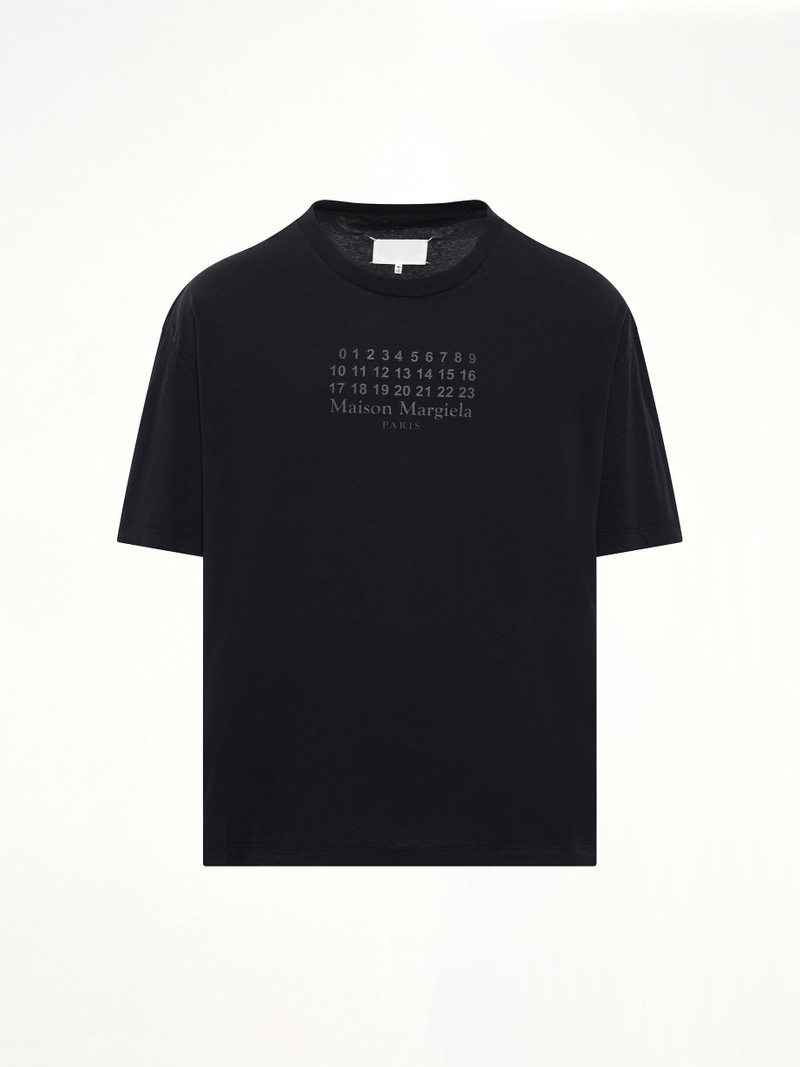Maison Margiela Maison Margiela Logo T-Shirt in Washed Black outlook