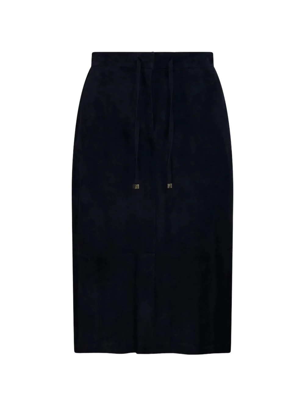 Gazza drawstring suede midi skirt - 1