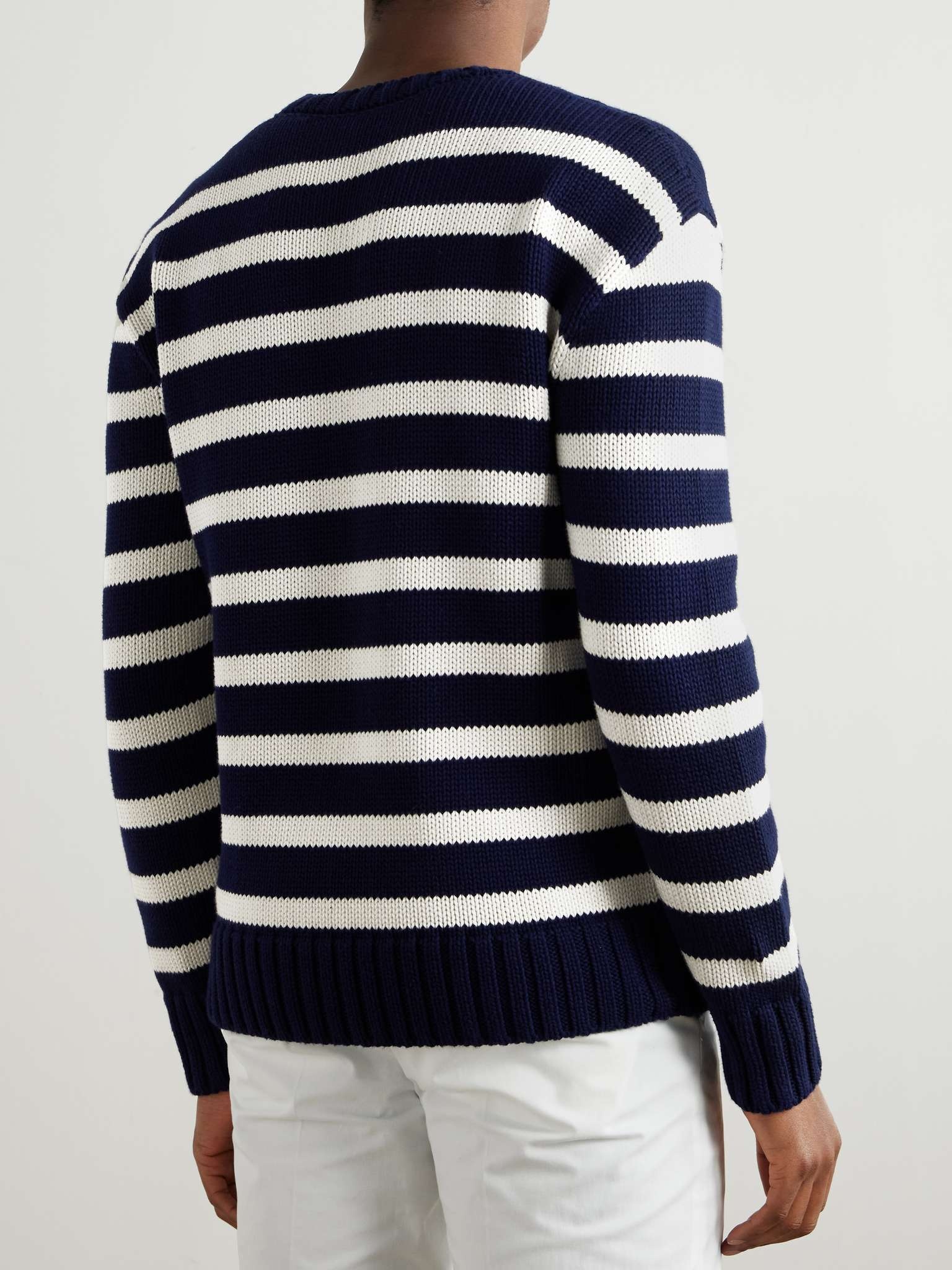 Striped Cotton Sweater - 3