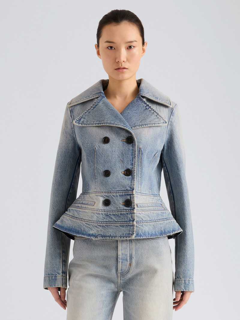 Romane Jacket in Rigid Denim 2