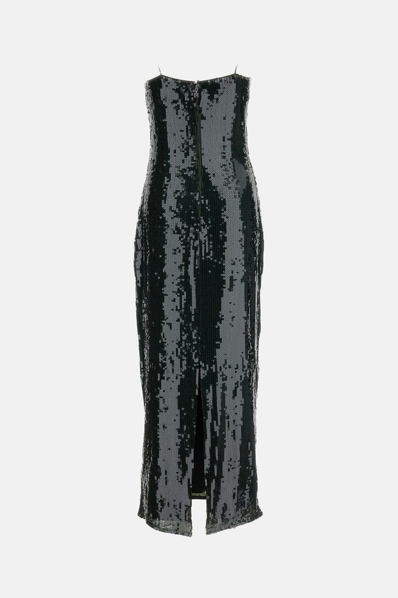 ROTATE Long sequined slip dress outlook