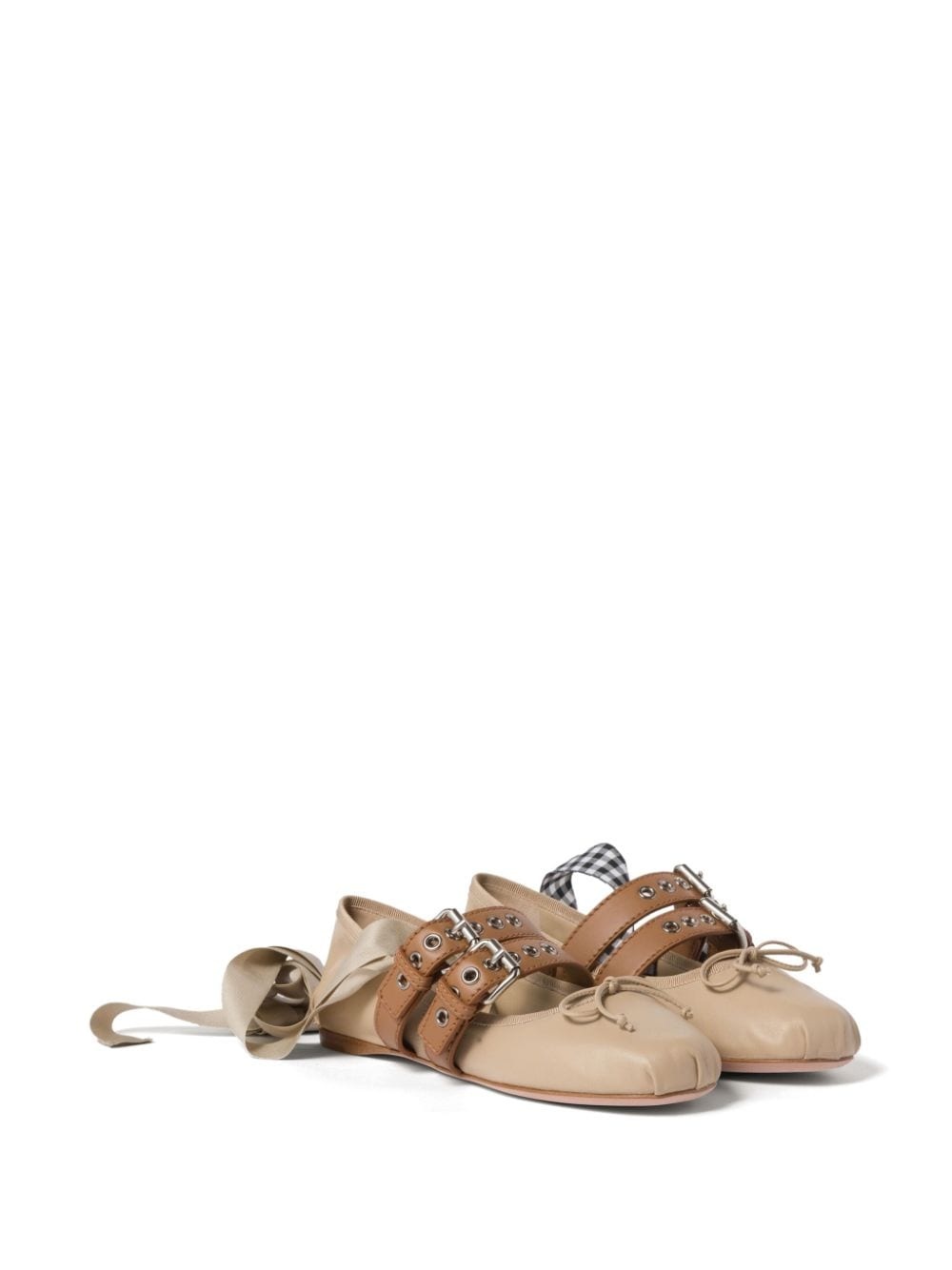 buckled ballet pumps - 2