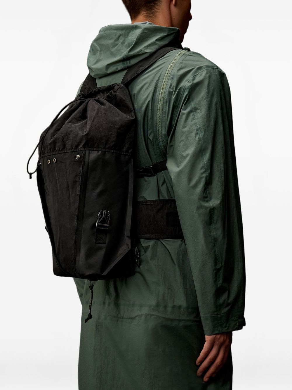 buckle-fastening roll-top transformable bag - 2
