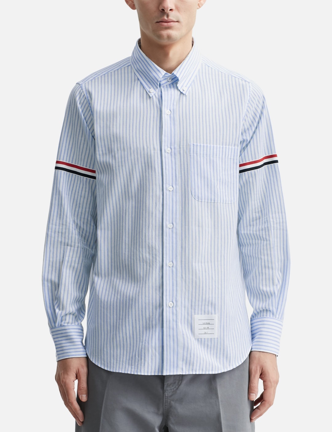 STRAIGHT FIT BUTTON DOWN SHIRT - 3