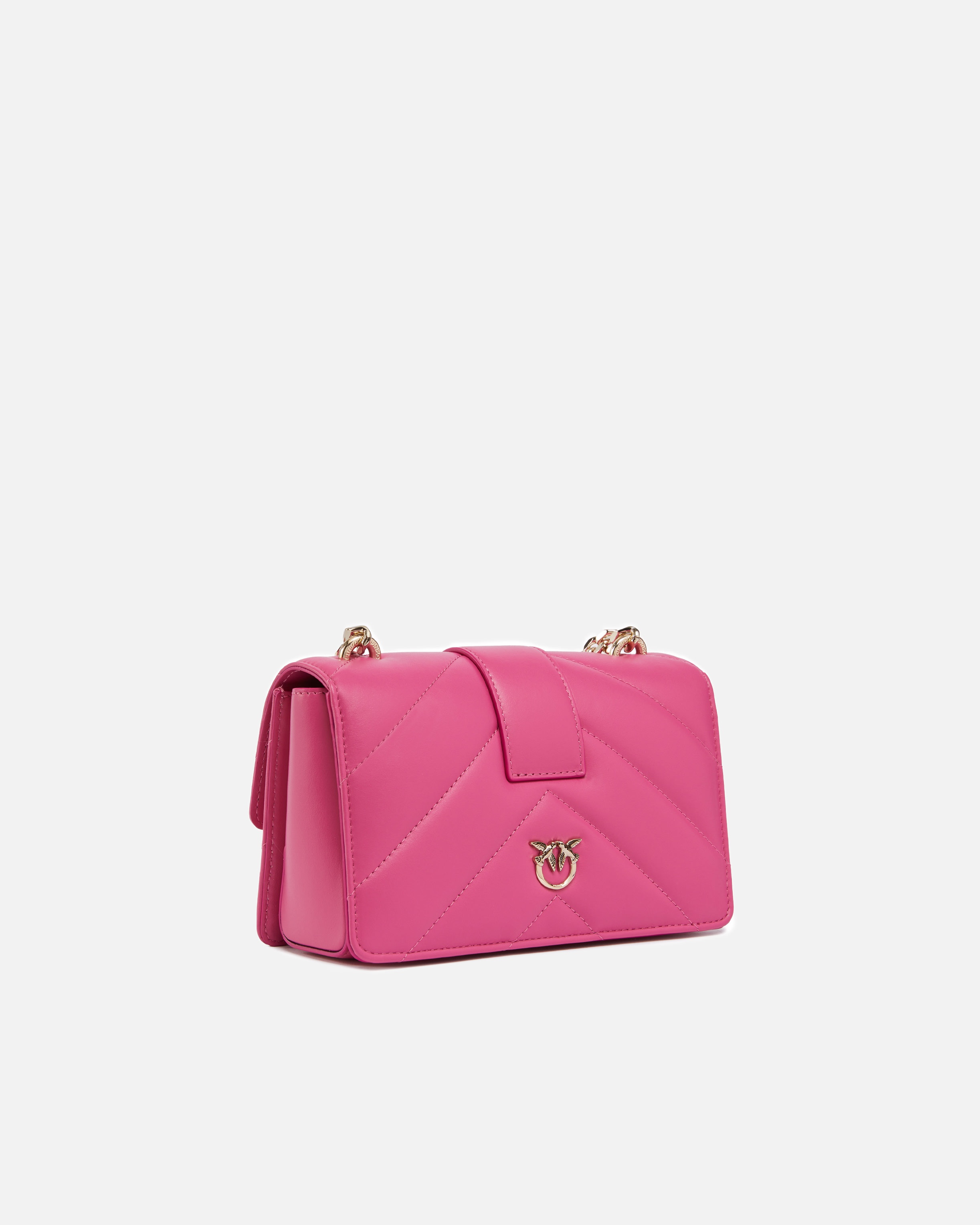 QUILTED LEATHER LOVE BAG SHOULDER BAG WITH PRECIOUS BUCKLE PINKO GALLERIA - 2