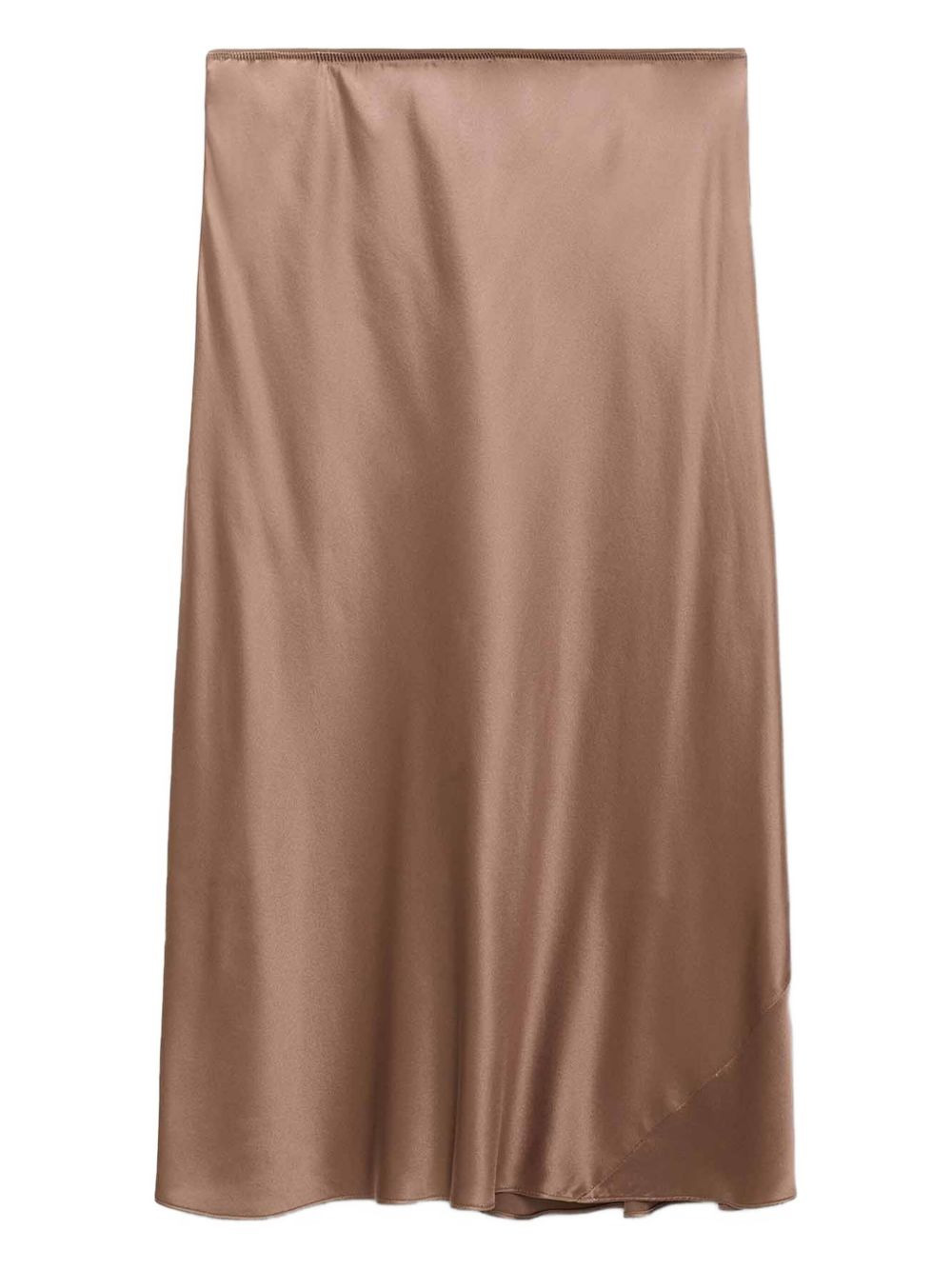 silk straight skirt - 4
