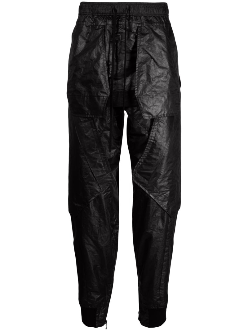 panelled multi-pocket trousers - 1