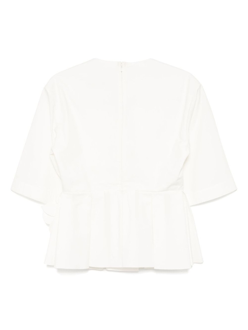 ELIE SAAB Poplin blouse outlook