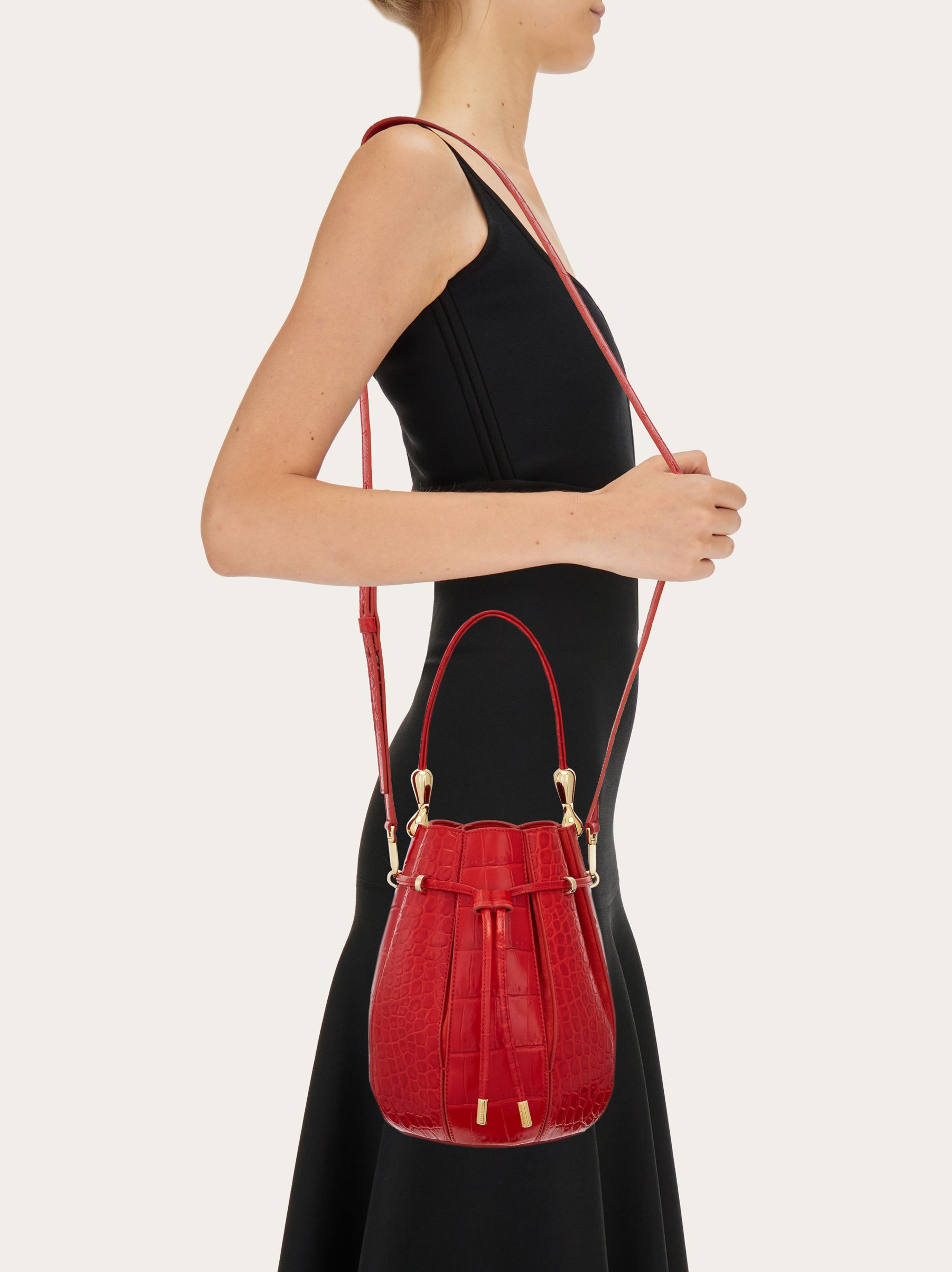 Bucket bag with inlays (M) - 2