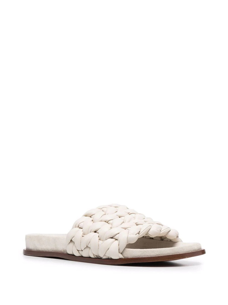 Chloé woven flat slides outlook