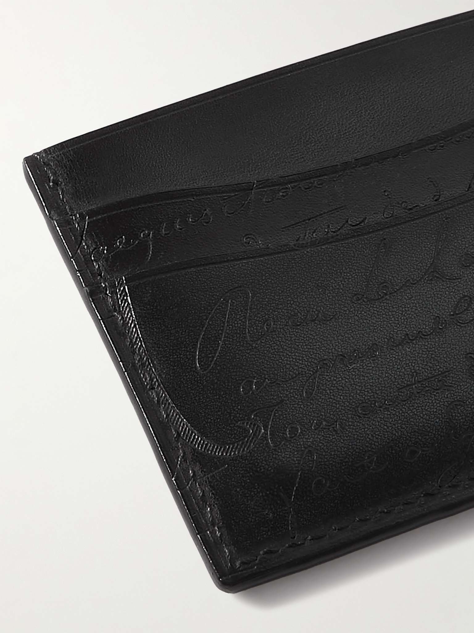 Bambou Scritto Venezia Leather Cardholder - 4