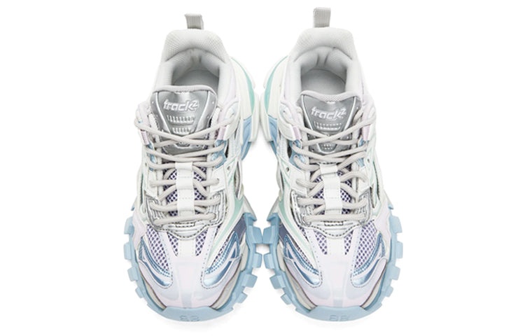 (WMNS) Balenciaga Track.2 Sneaker 'White Light Blue' 568615W2GN39045 - 3