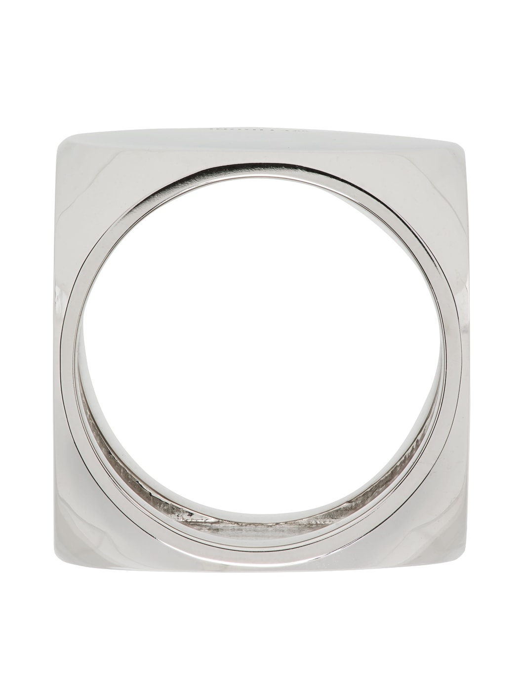 Silver & Black Logo Dice Ring - 2