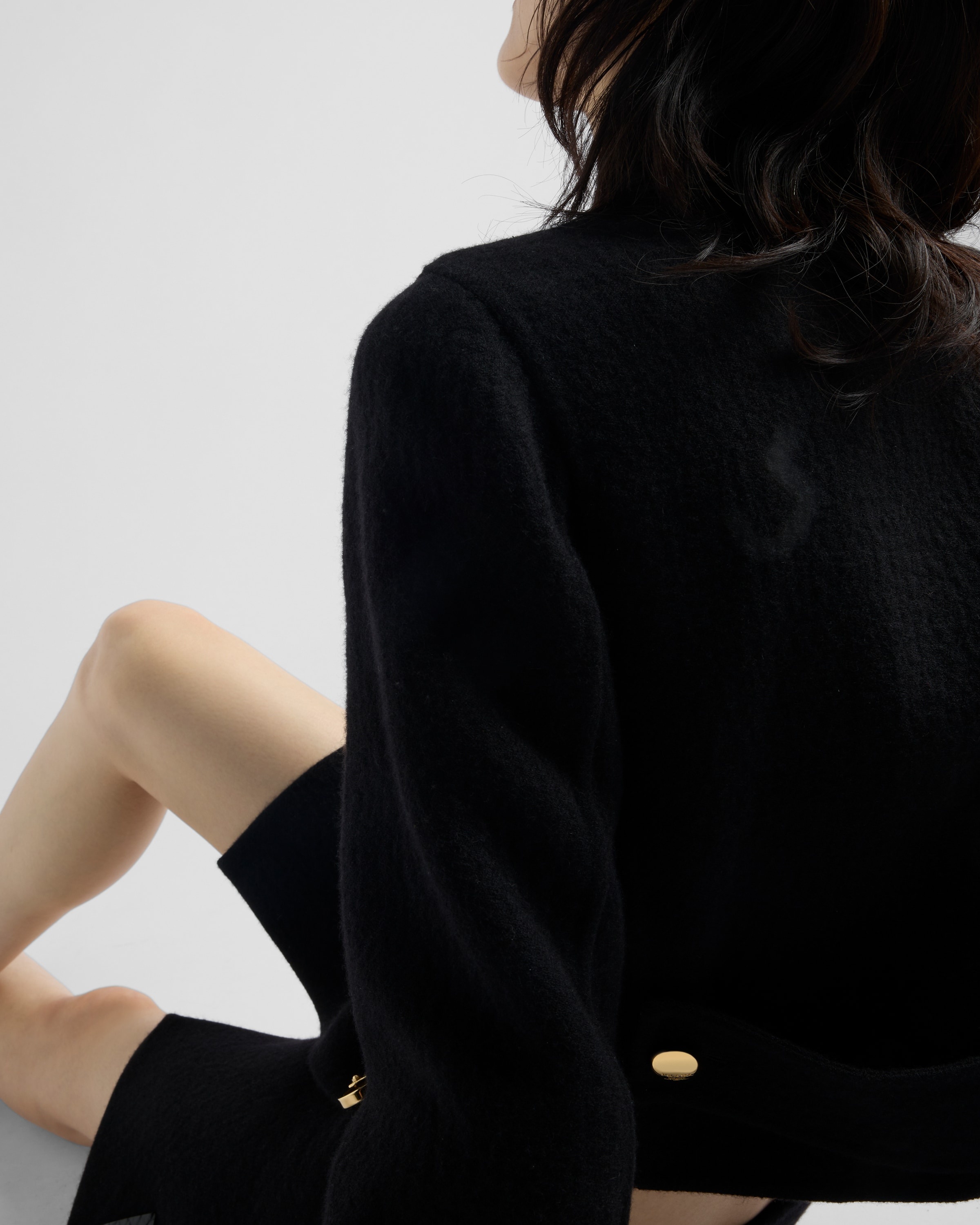 Double-breasted twill jacket - 4
