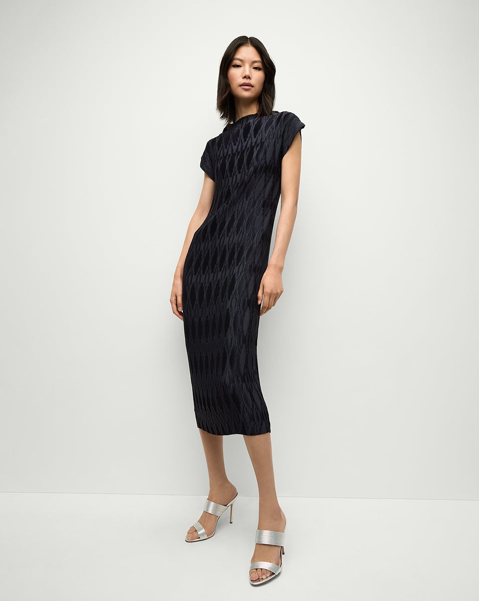 GRAMERCY PLEATED DRESS - 2