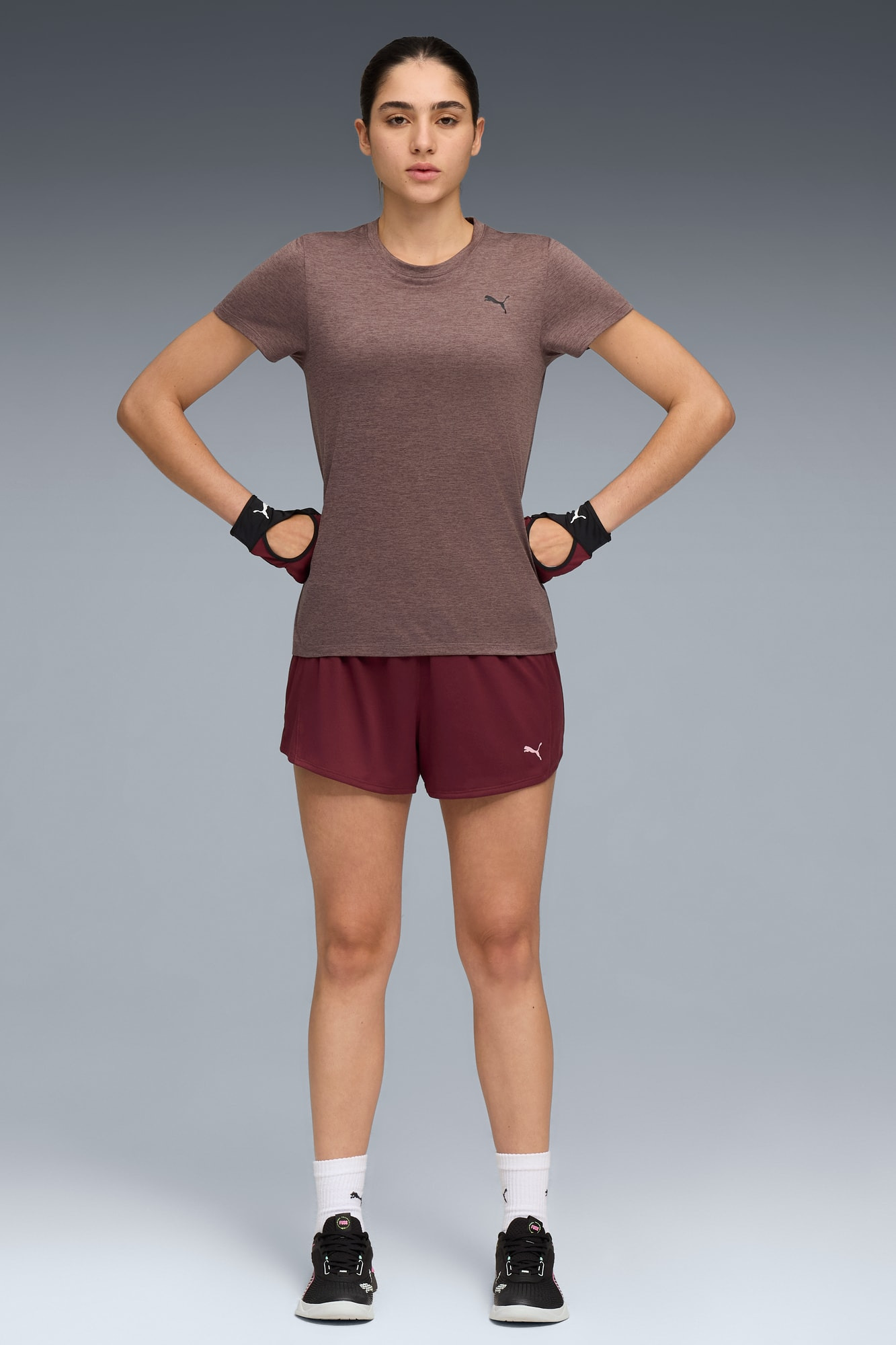 Train All Day Essentials Women's Heather Training Tee - 5