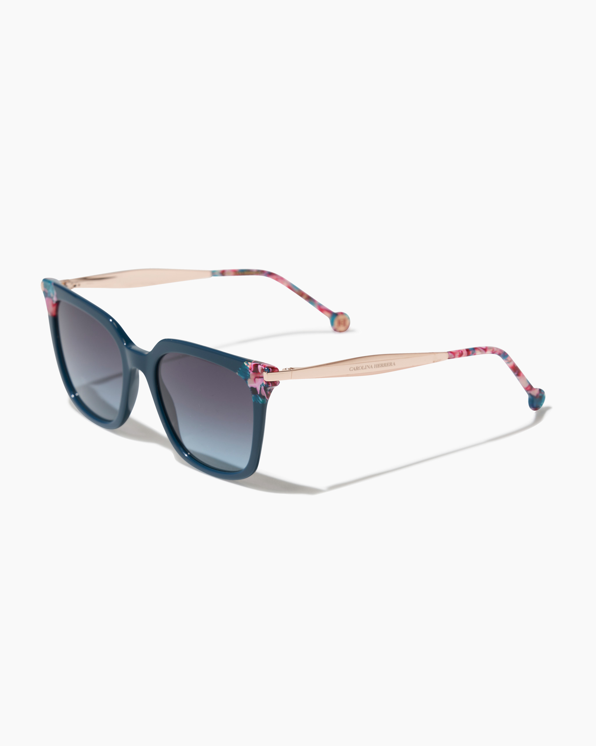 Square Frame Sunglasses with Contrast Detail - 2