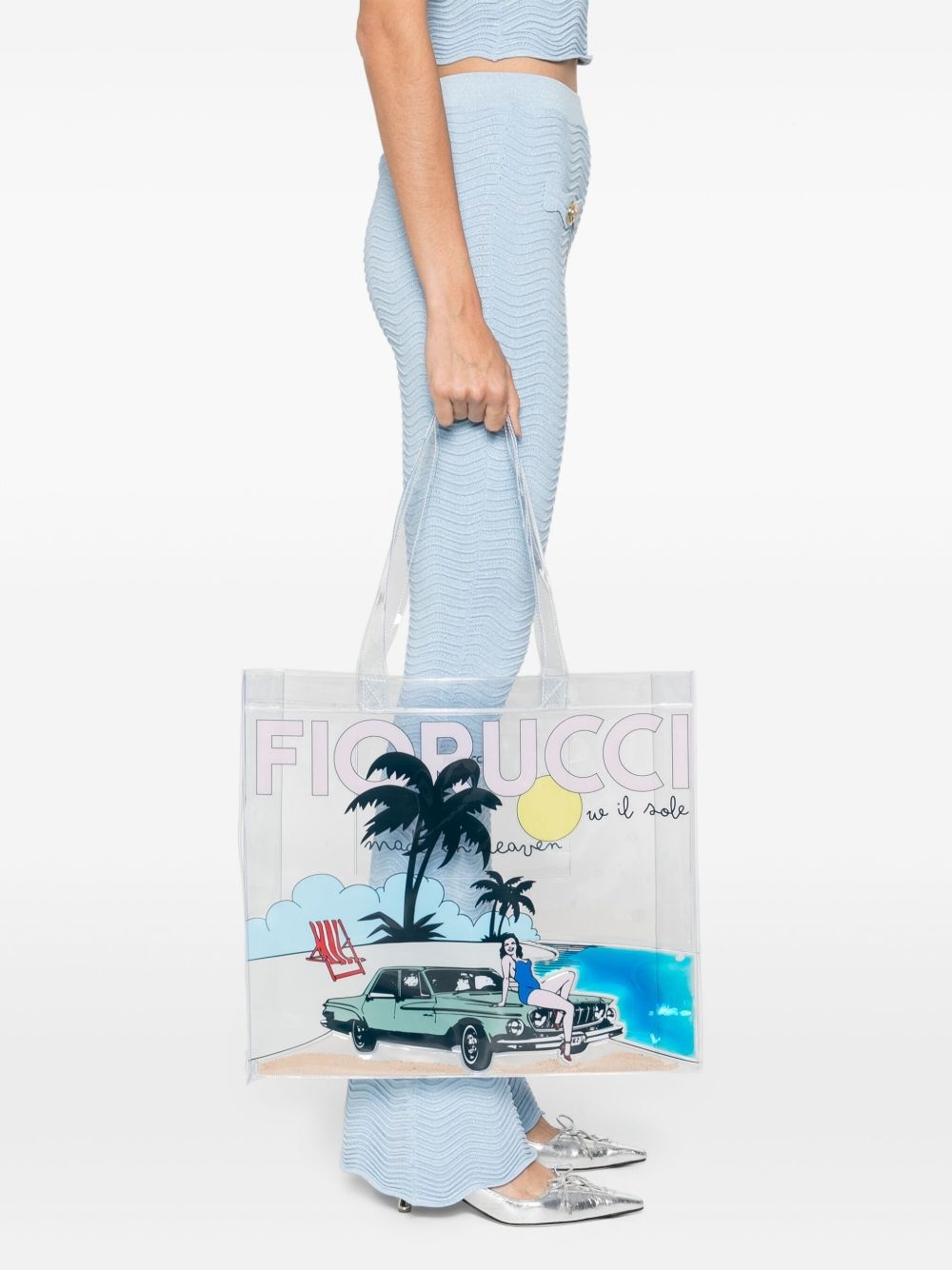 logo-print tote bag - 2