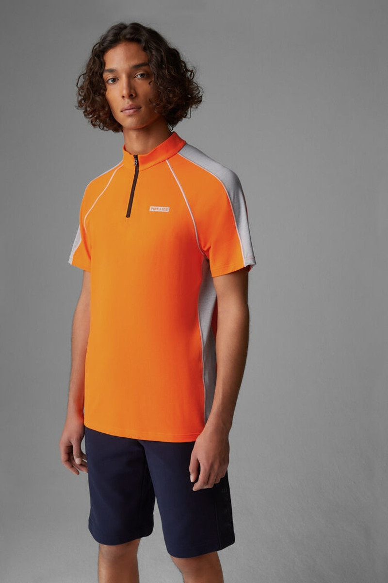 Aleks Functional shirt in Orange/Gray 2