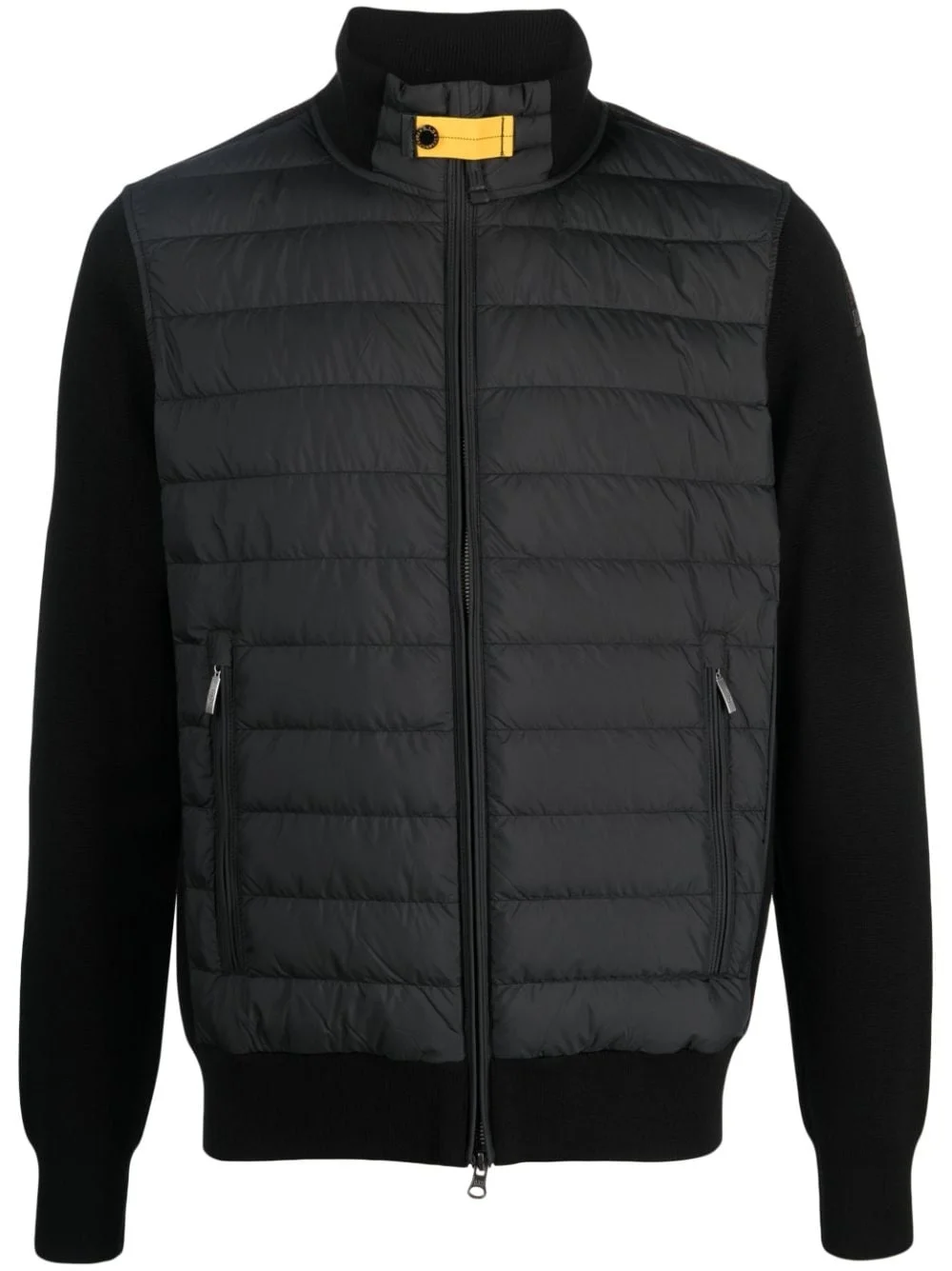 funnel-neck zipped padded jacket - 1