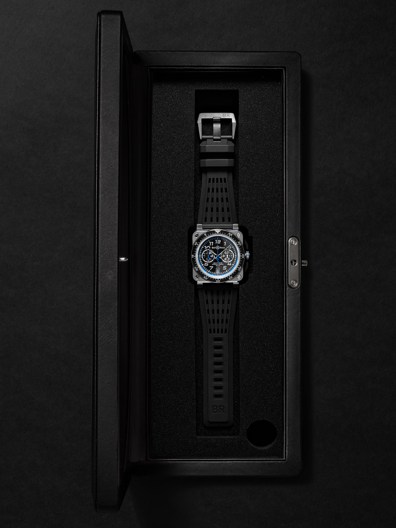 + Alpine F1 Team BR 03-94 Limited Edition Automatic Chronograph 42mm Stainless Steel and Rubber Watc - 7