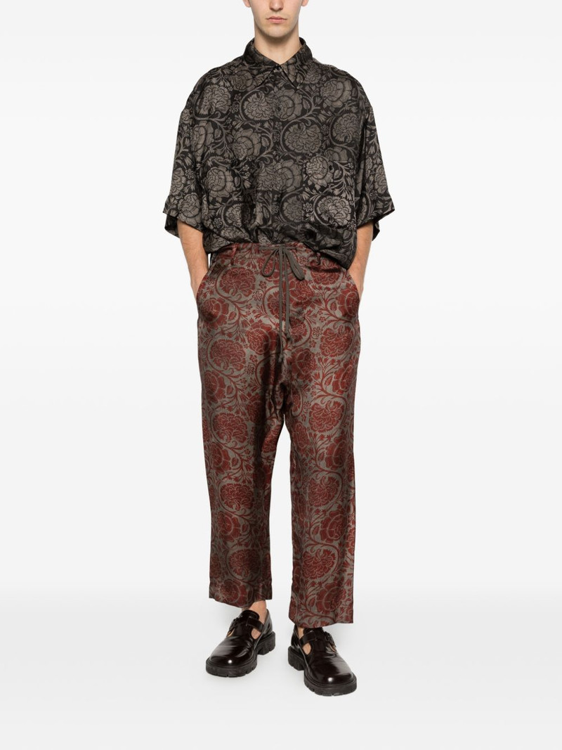 UMA WANG Teorya floral-print shirt outlook
