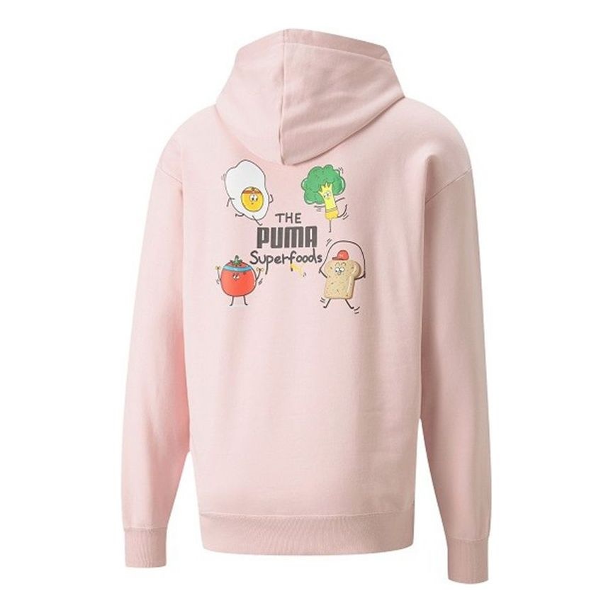 PUMA Club Graphic Living Series Funny Printing Knit Sports Pink Red 533198-36 - 2