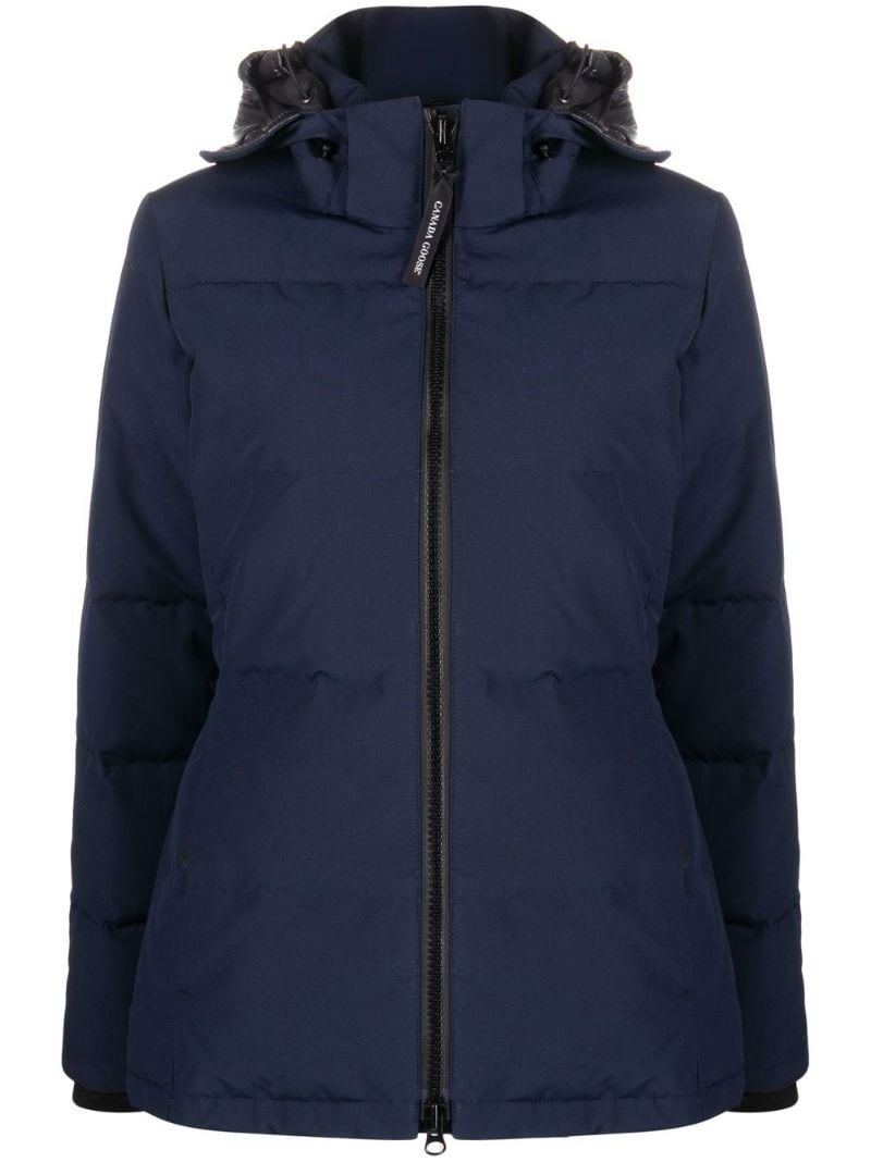 hooded padded coat - 1