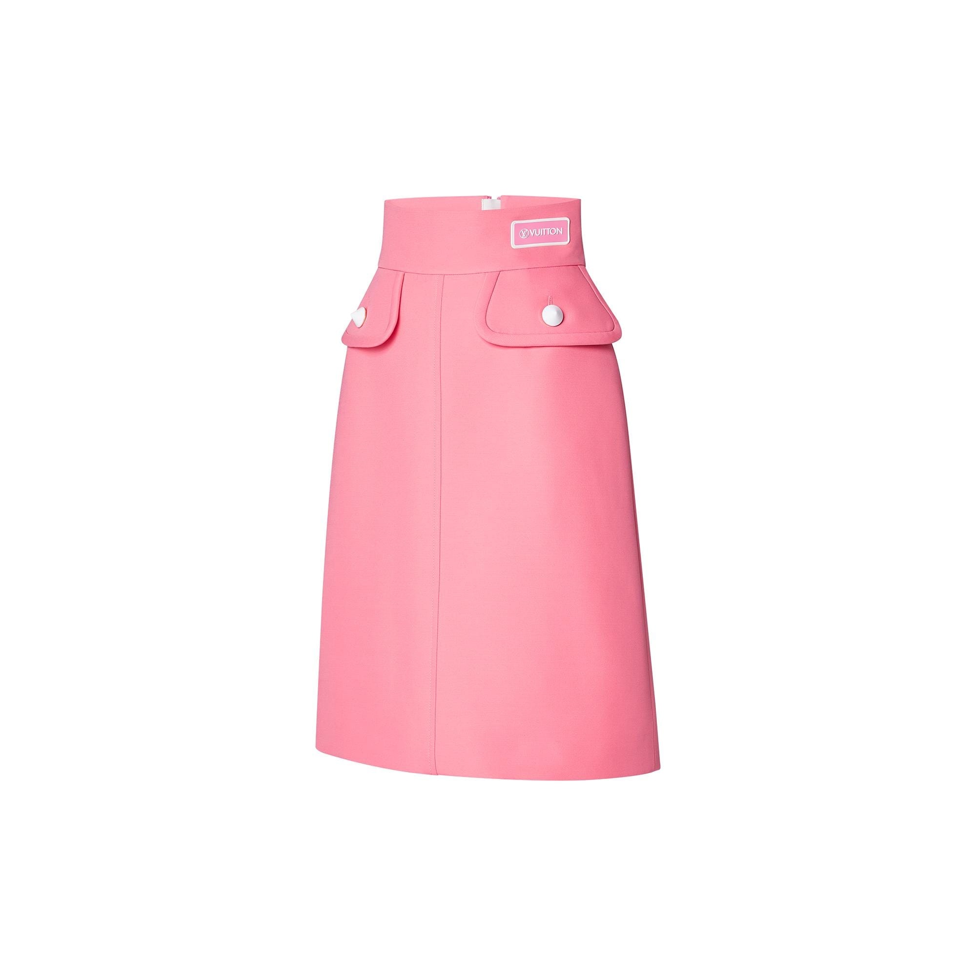 Retro Flap Pocket Tulip Skirt - 2