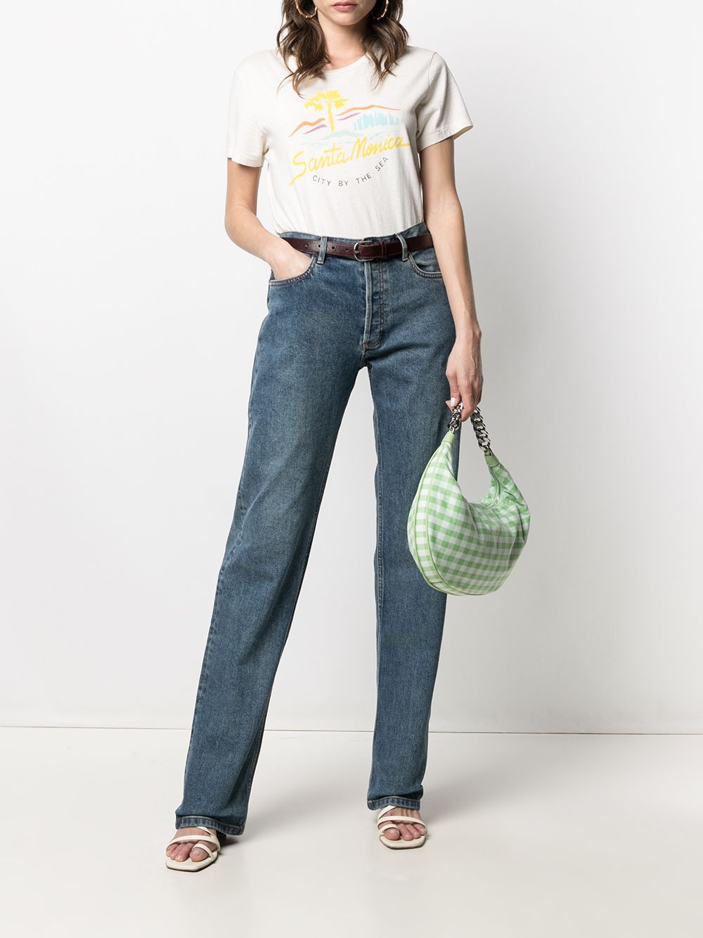 mid-rise straight-leg jeans - 3