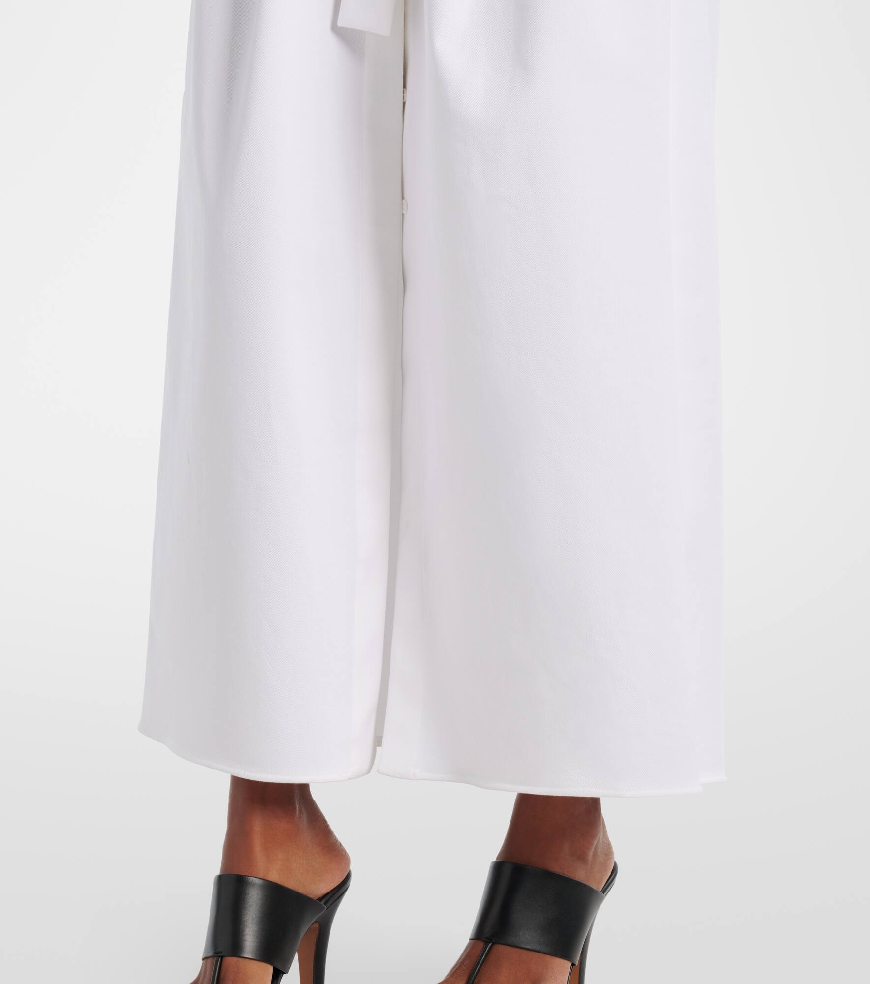 Cotton-blend gabardine maxi dress - 6