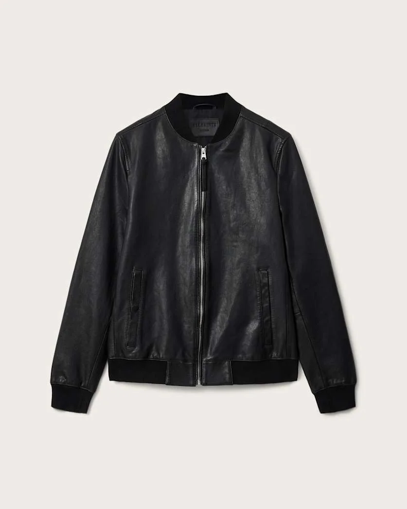 MORTEN LEATHER BOMBER JACKET - 1