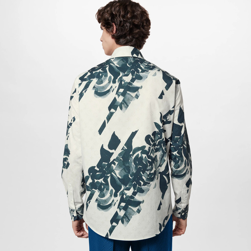 Long-Sleeved Printed Cotton Shirt 2