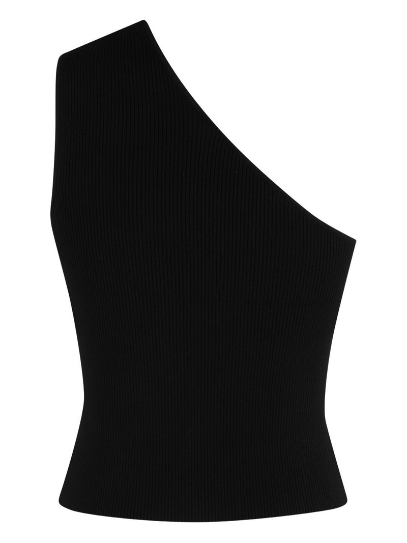 SIMKHAI one-shoulder ribbed top outlook