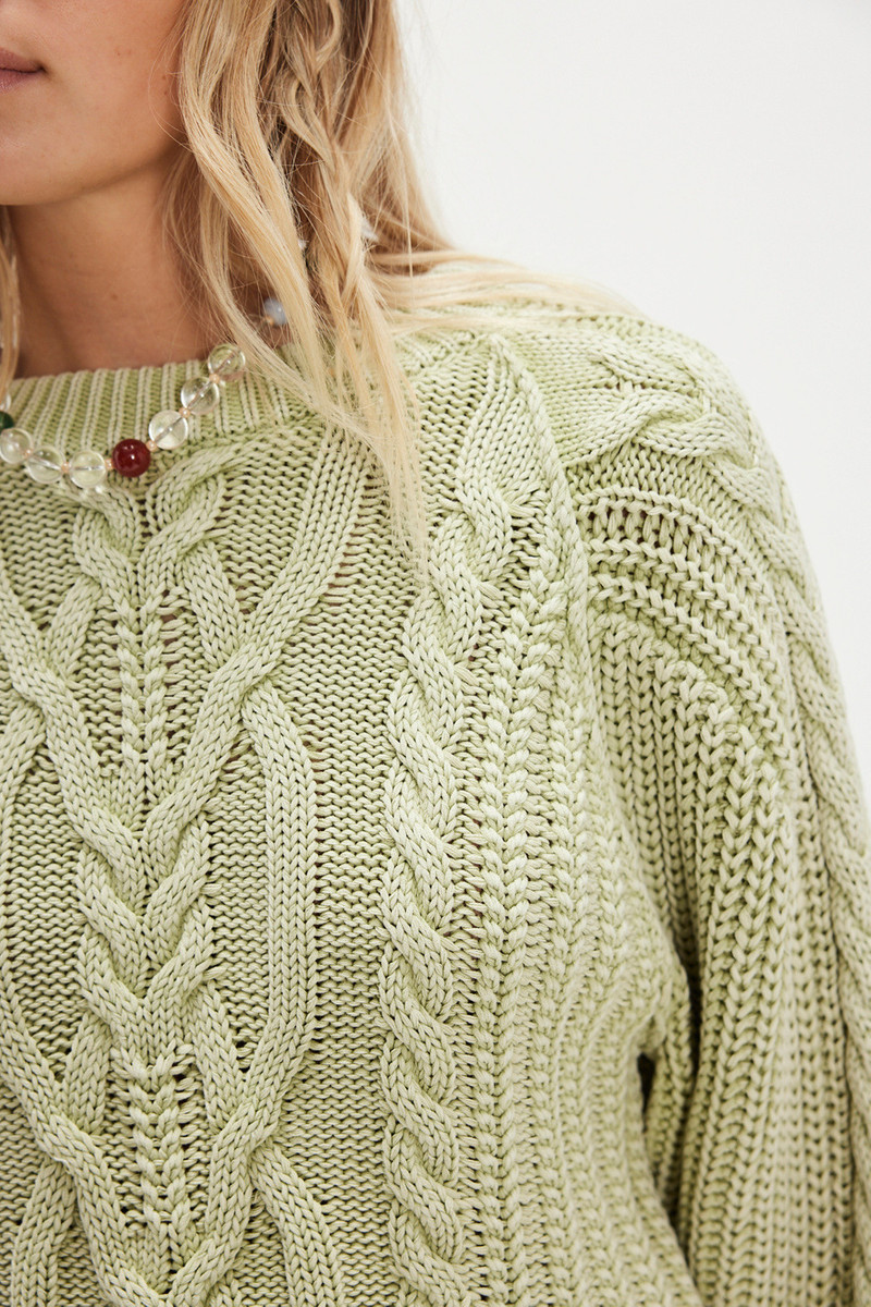 Frankie Cable Knit Sweater 3