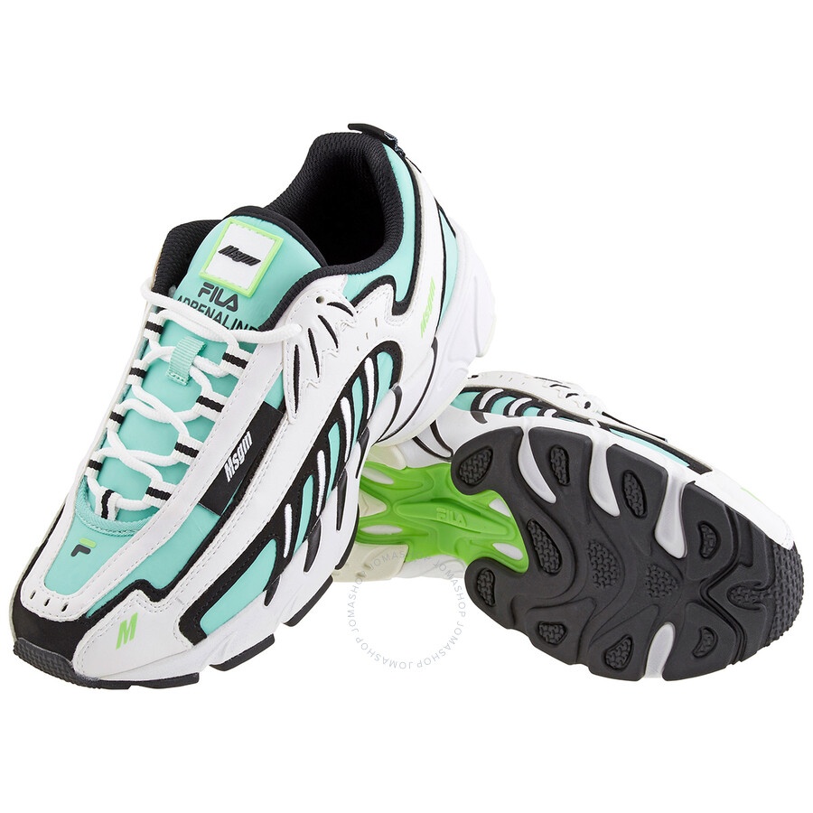 MSGM Men's X Fila Sneakers in Green - 2