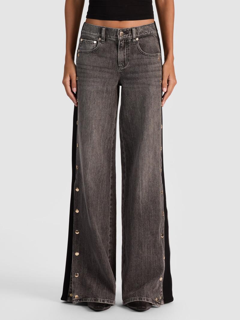 AMAZING JEAN WITH KNIT PANEL 2