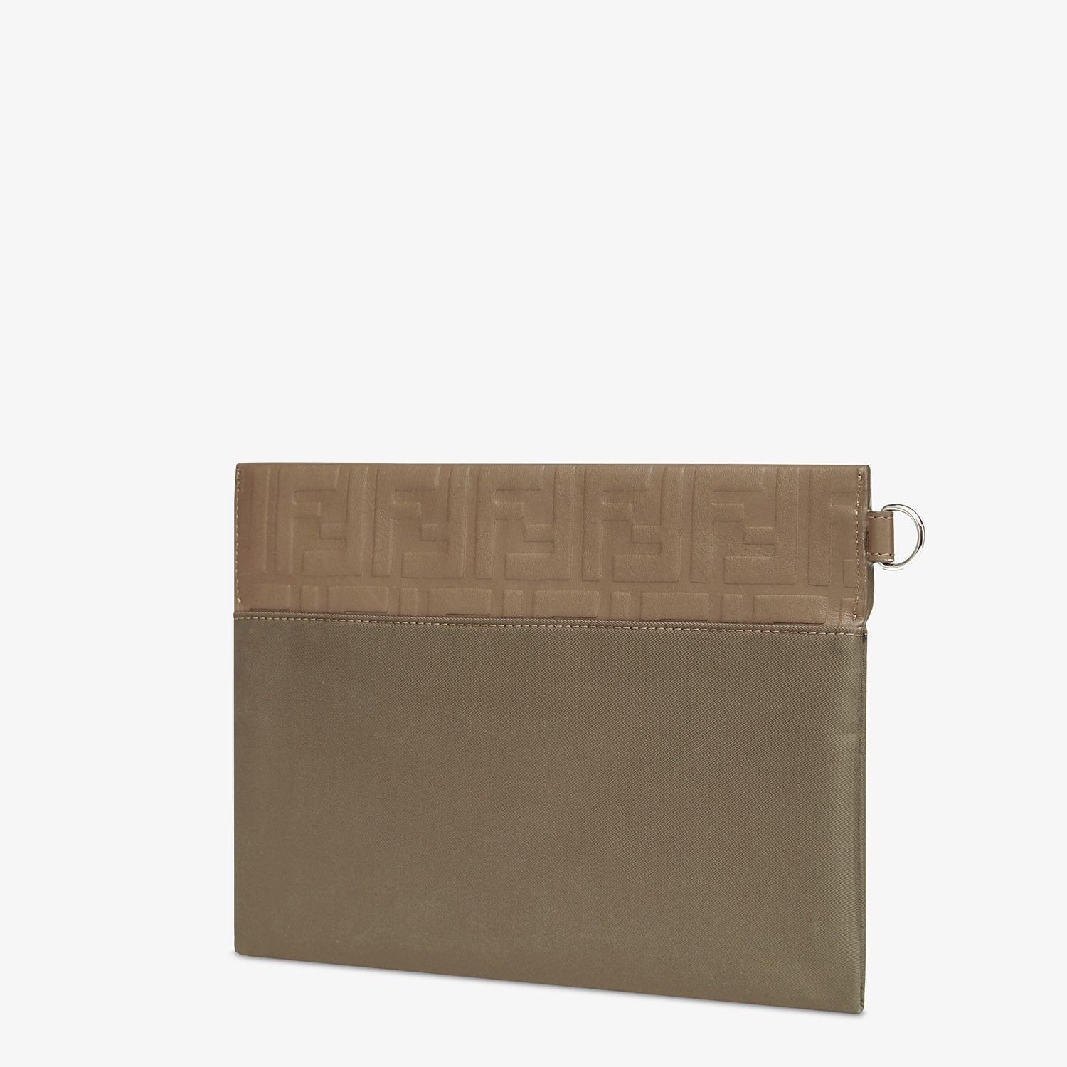 Brown nylon pochette 2