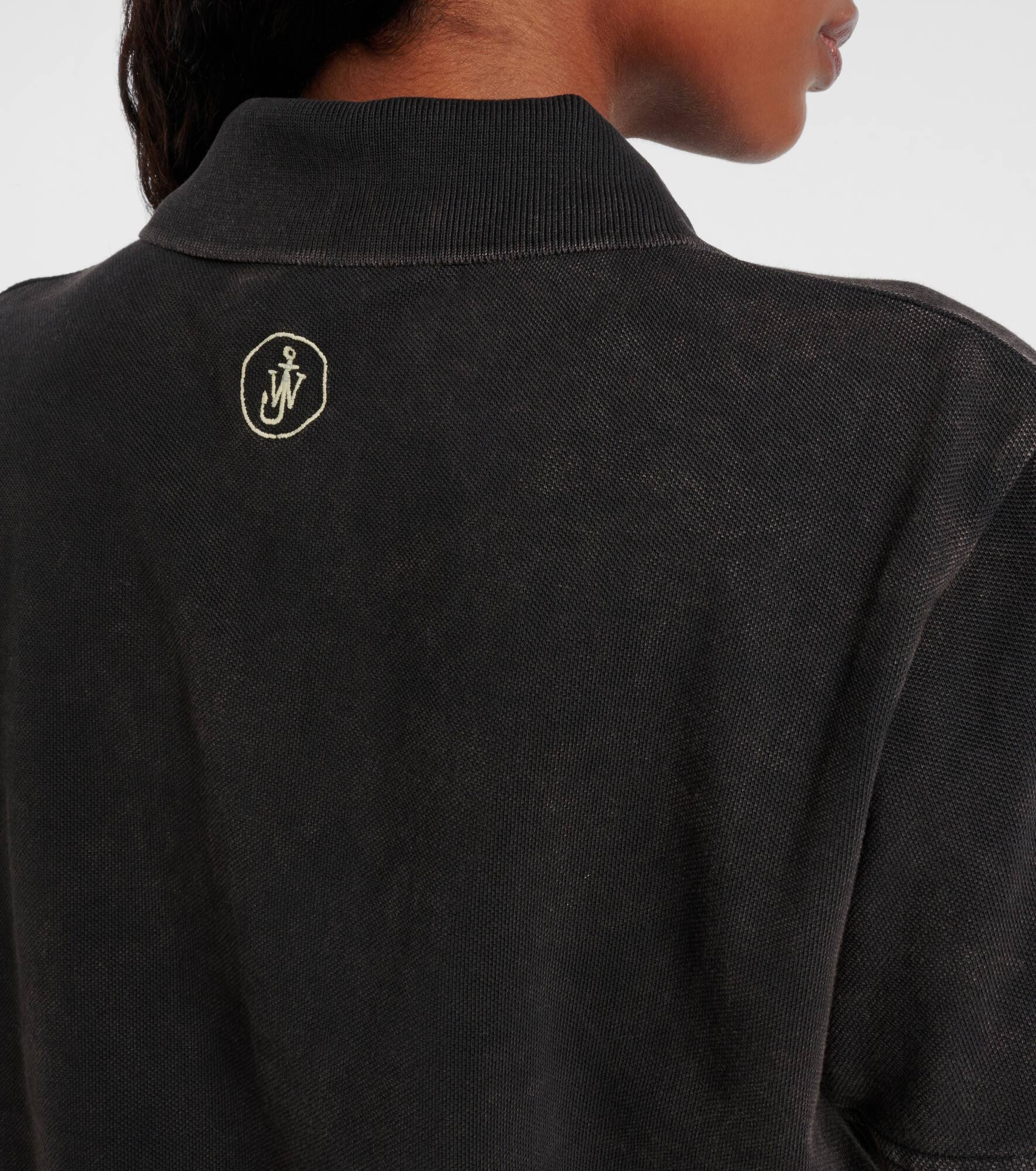 Cotton piqué polo shirt - 5