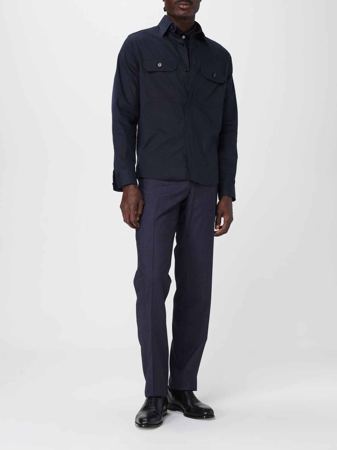 Zegna Shirt Men Blue - 2