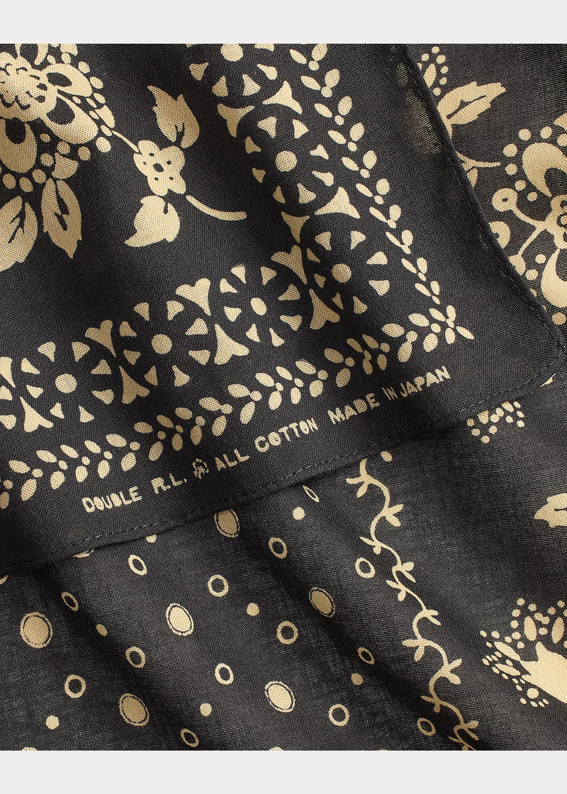 Floral-Print Cotton Scarf 4