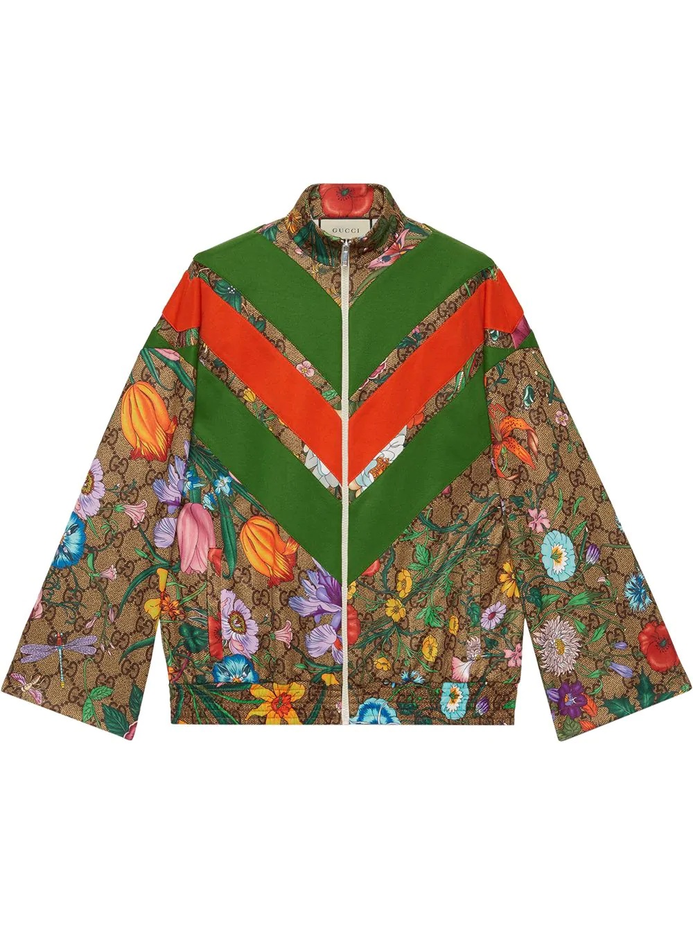 Flora GG Supreme pattern track jacket - 1