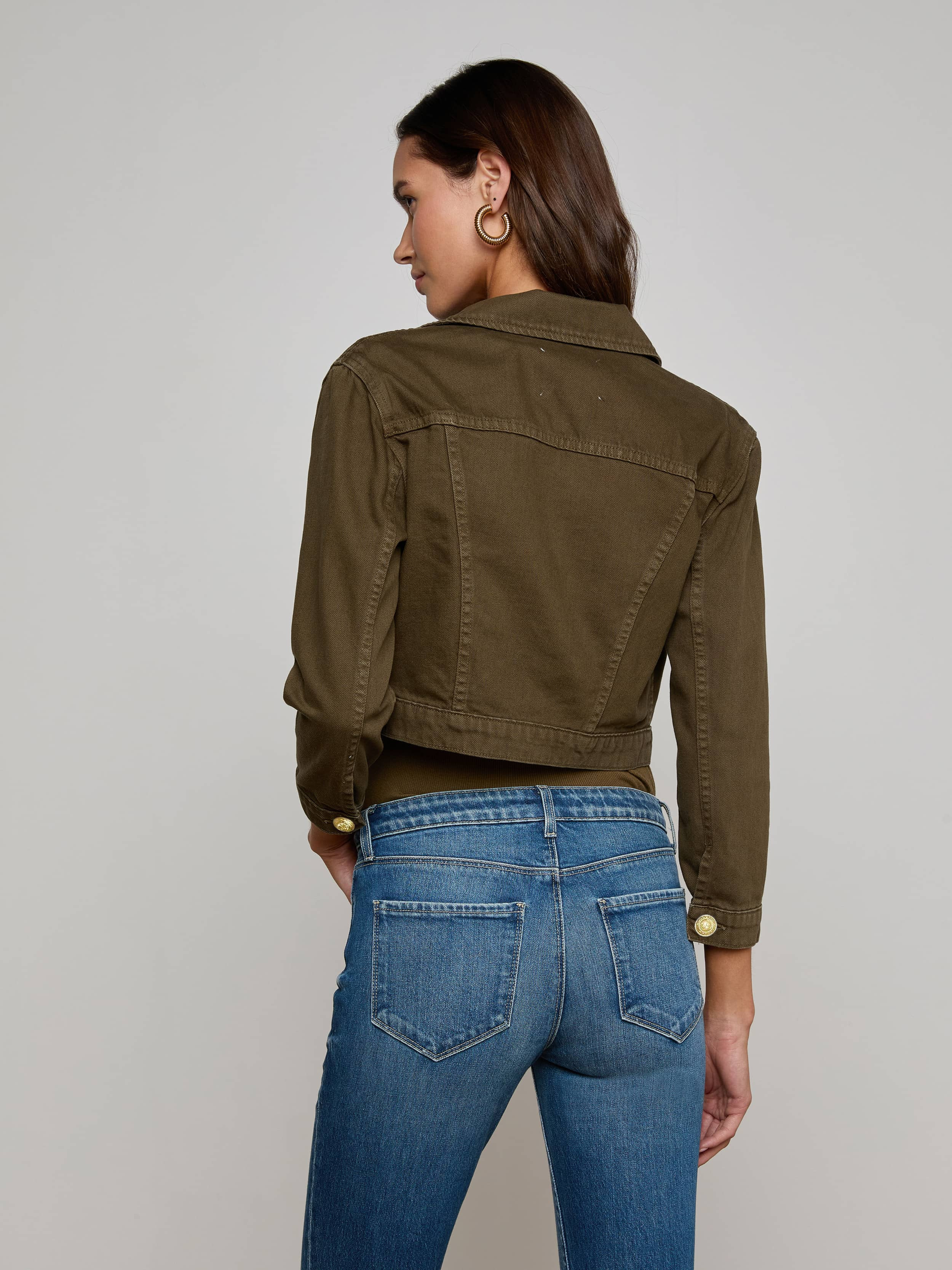 Koda Cropped Denim Jacket - 4
