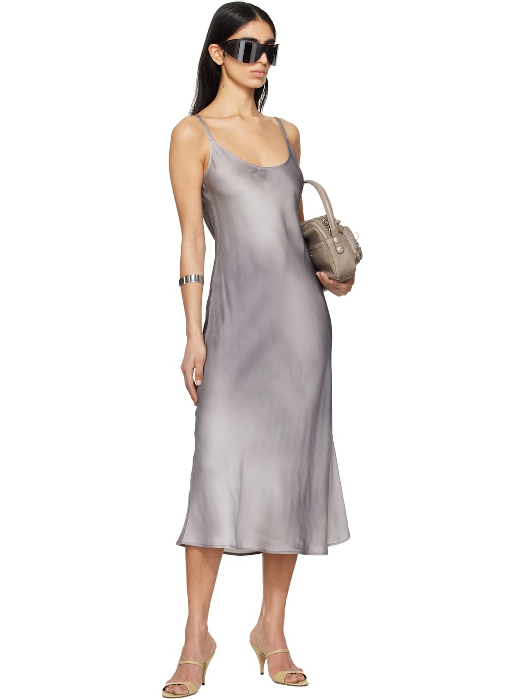 Taupe Camero Party Shoulder Bag - 4