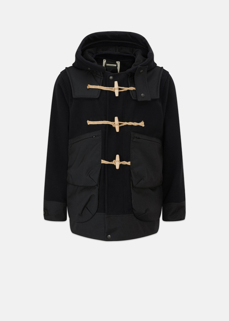 Men's Gloverall x Norbit Mid-Length Monty Duffle Coat Dark Navy 1