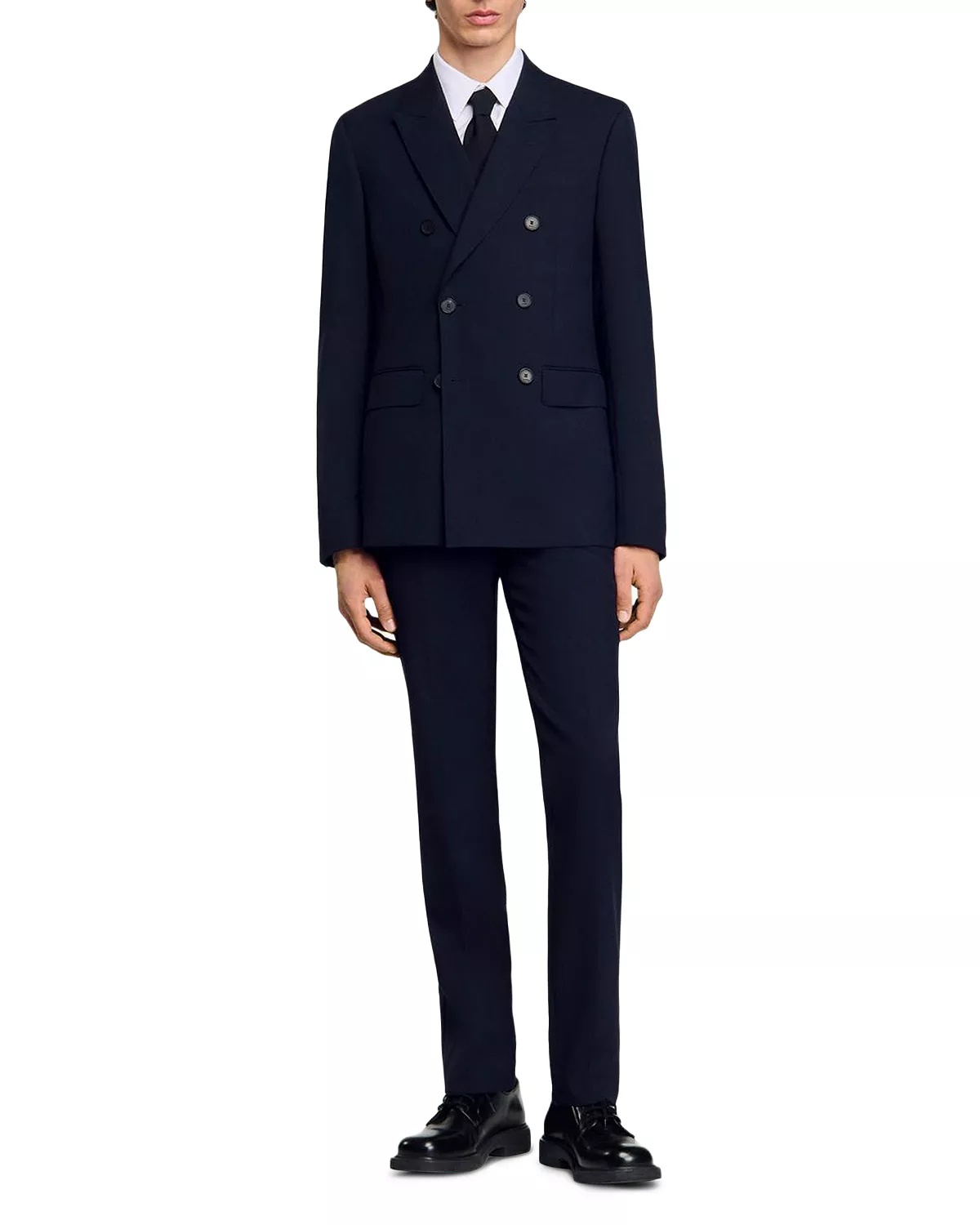 Double Breasted Suit Jacket - 2