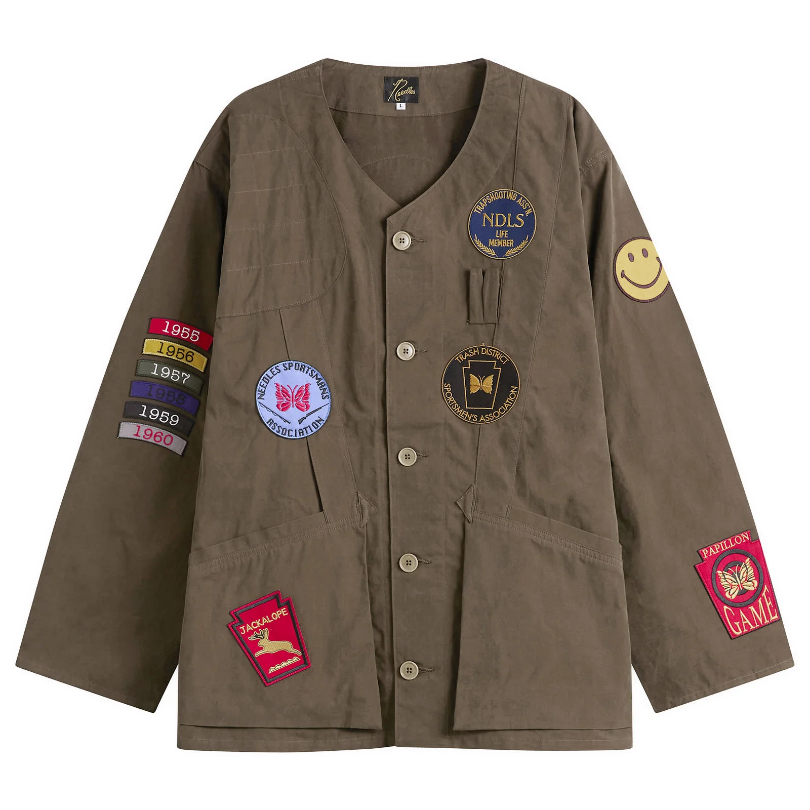 Needles Waxed Cloth Shooting Jacket - 1