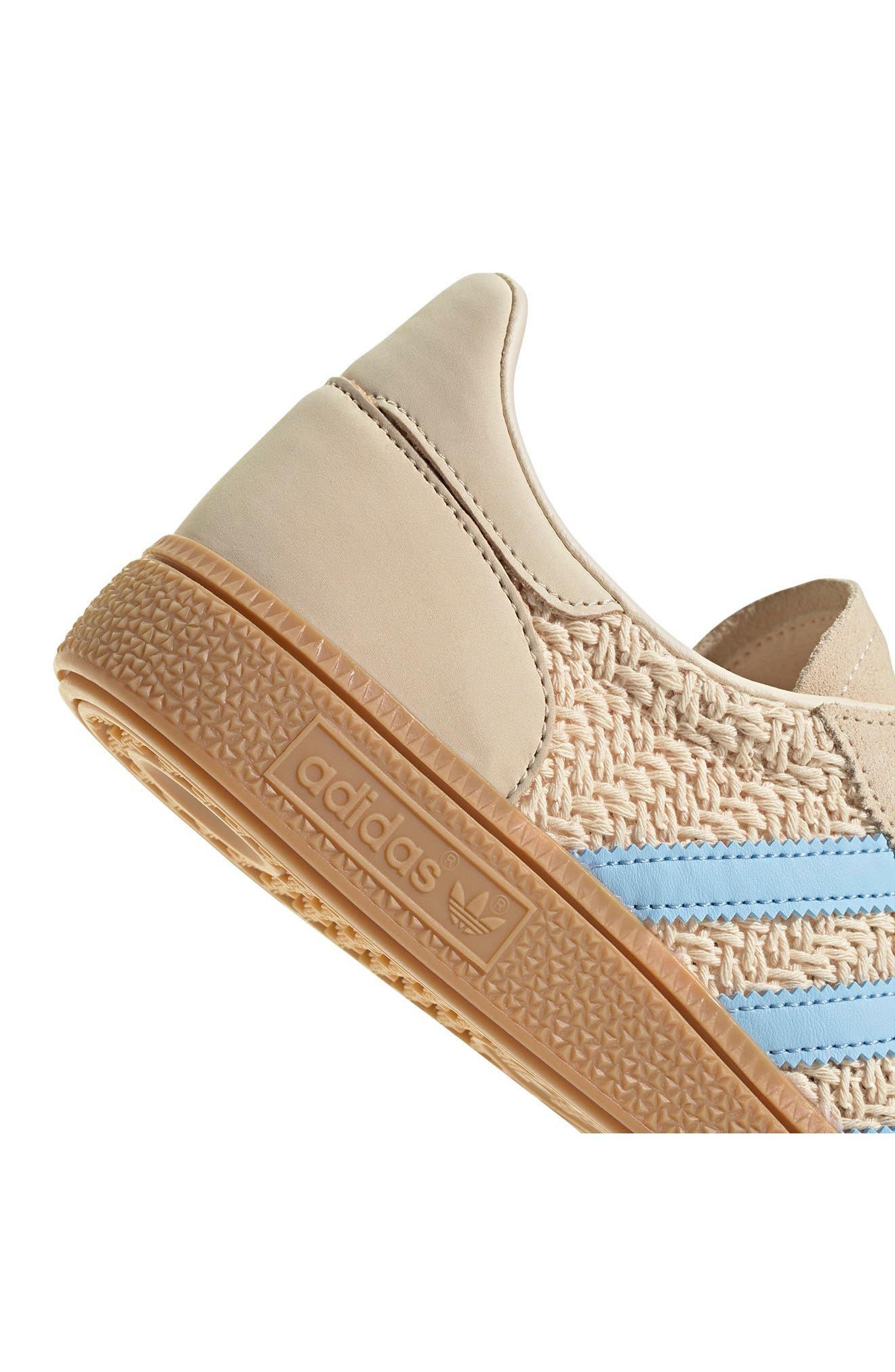 adidas Handball Spezial Sneaker in Sand Strata/Brown/Sky at Nordstrom - 9