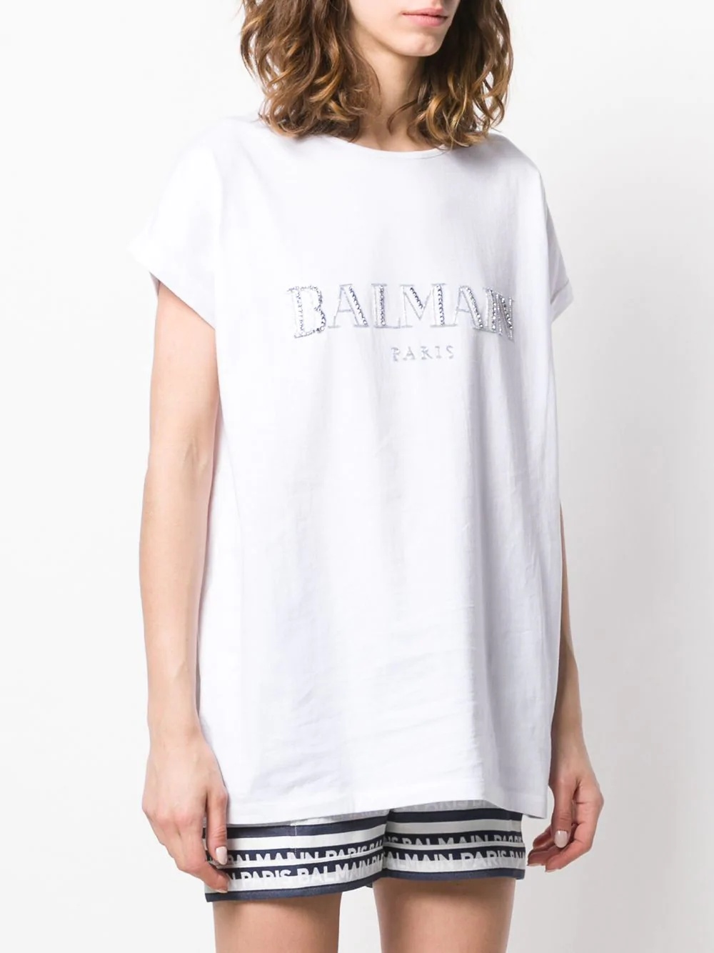 embroidered logo T-shirt - 3